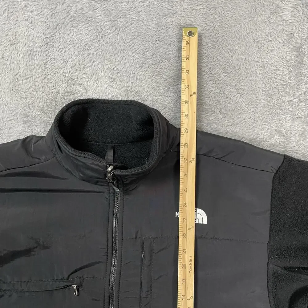 The North Face Denali Jacket Mens XL Black Fleece Polartec Zip Pockets Outdoor